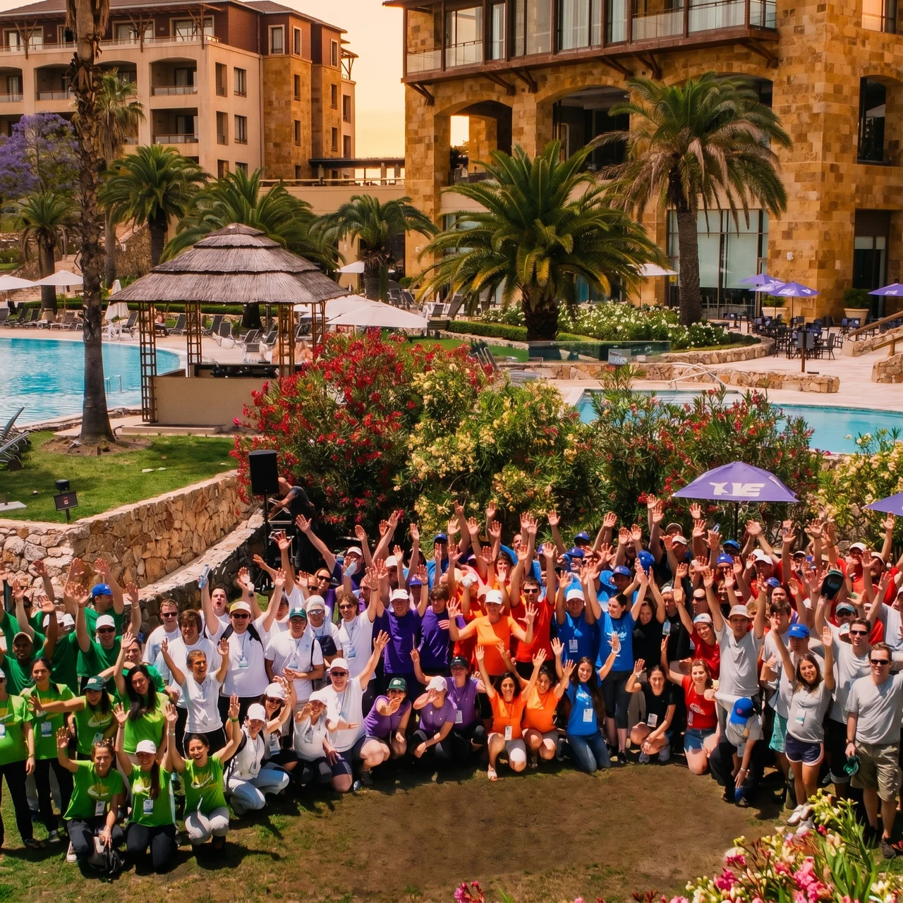 Equipo Magic Door en evento corporativo